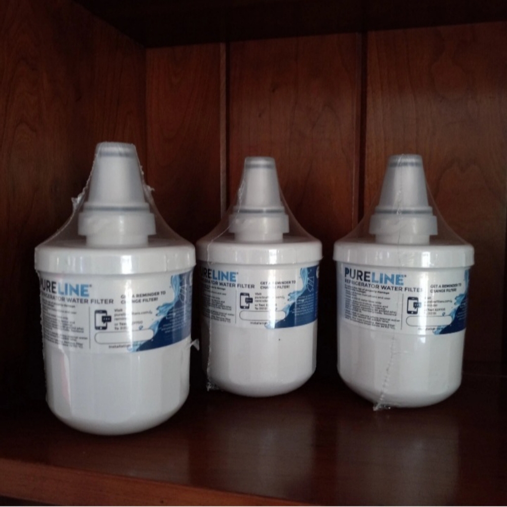 New Pureline Refrigerator Water Replacement Filter #PL-700 Set Of 3